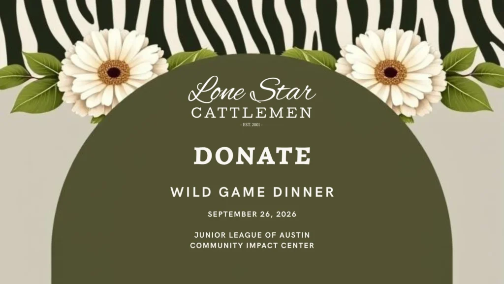 Wild Game Dinner event poster with floral design
