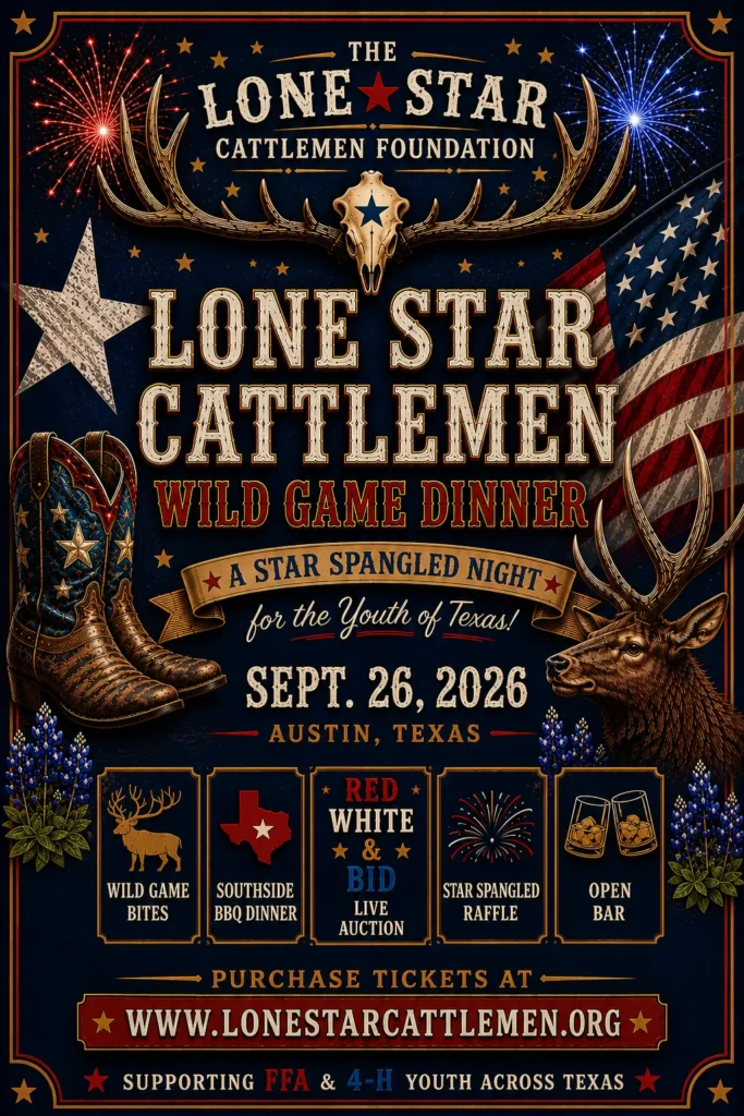Lone Star Cattlemen Wild Game Dinner poster
